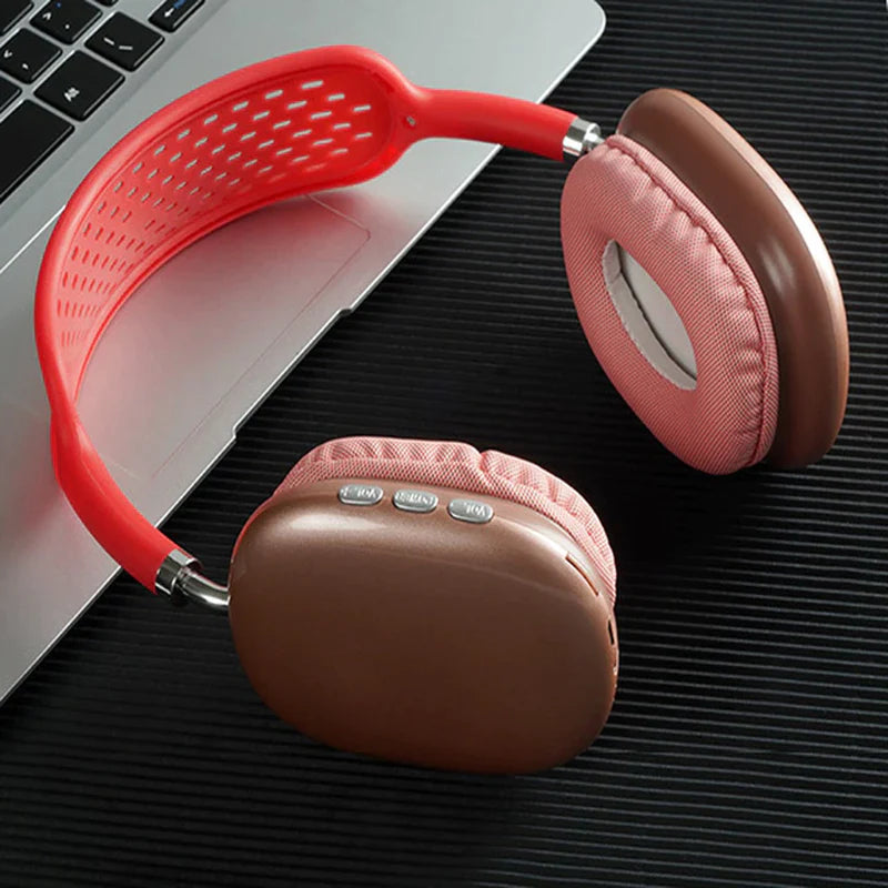 P990 Wireless Bluetooth Headphones with Mic Noise Cancelling Headsets Stereo Sound Earphones Sports Gaming Headphones 