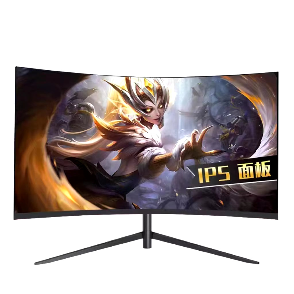 Ultralight Gaming Mouse or 24 Inch Curved Monitor, Fhd(1920×1080P) 75HZ Computer Monitors, 178° Wide Viewing Angle PC Monitor