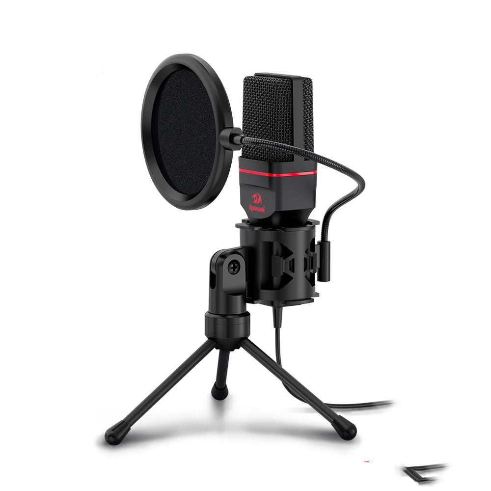 StreamWhisper Microphone with Tripod 3.5 Mm Audio Computer Studio