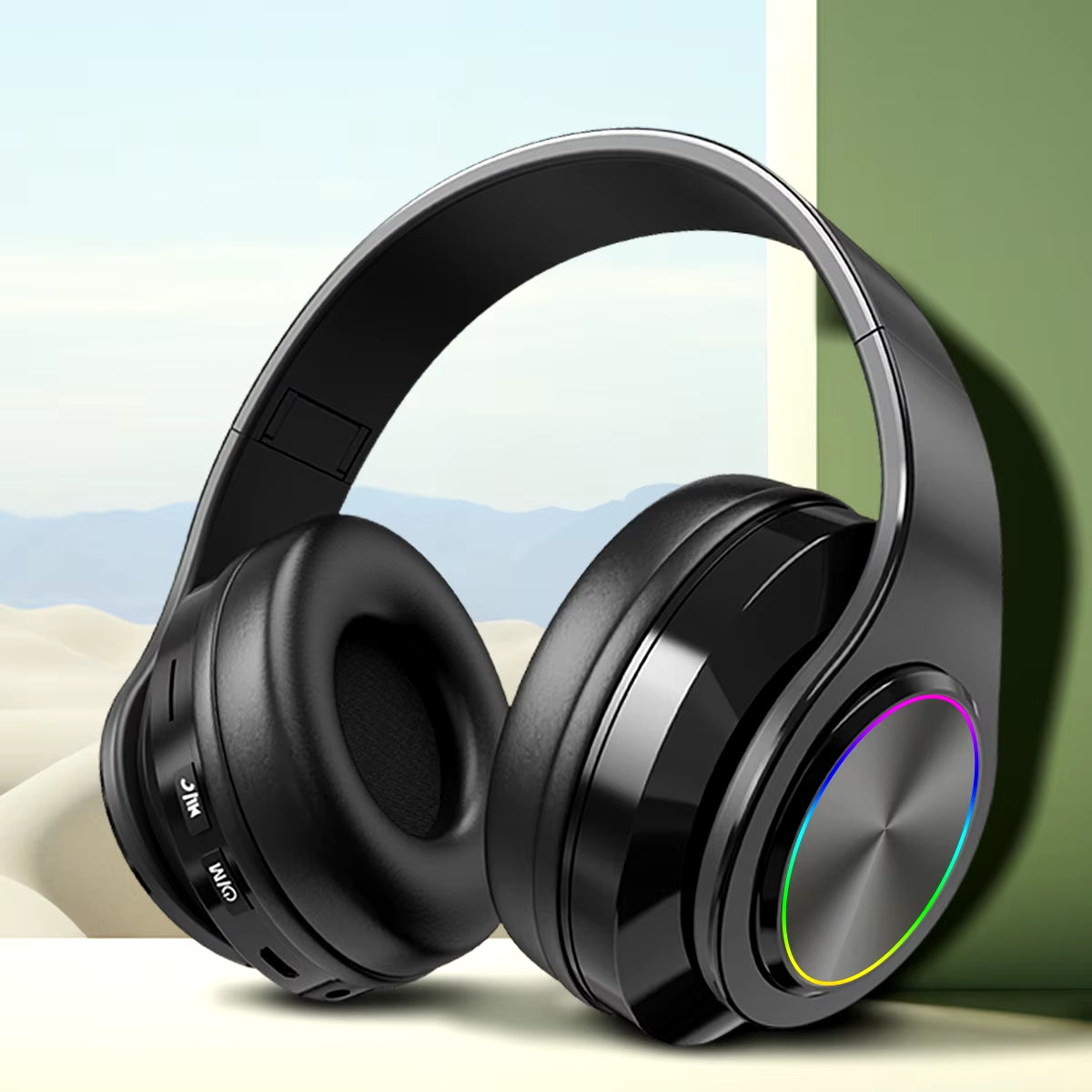 B39 Wireless Bluetooth Headphones with Mic Noise Cancelling Headsets Stereo Sound Earphones Sports Gaming Headphones Supports TF