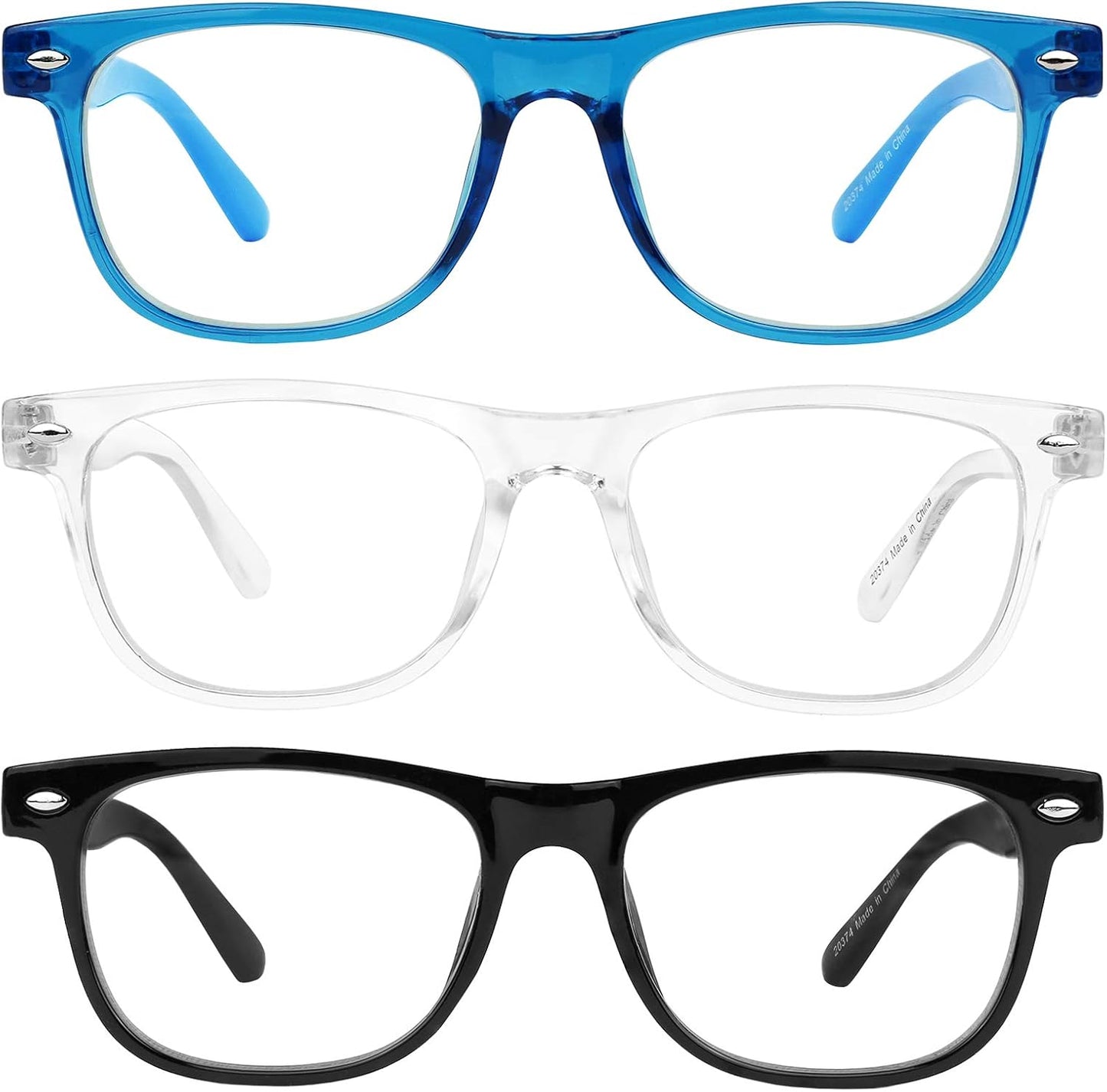 Screen Time Savers Blue Light Glasses for anti Eyestrain UV Protection