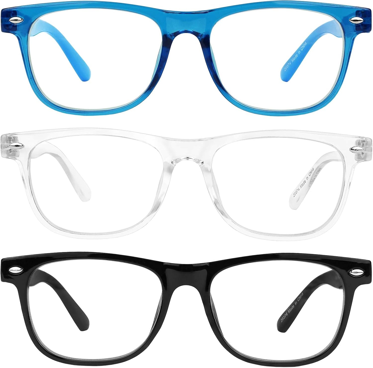 Screen Time Savers Blue Light Glasses for anti Eyestrain UV Protection