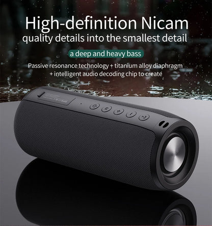 Portable Powerhouse Bluetooth Speaker with Deep Bass 