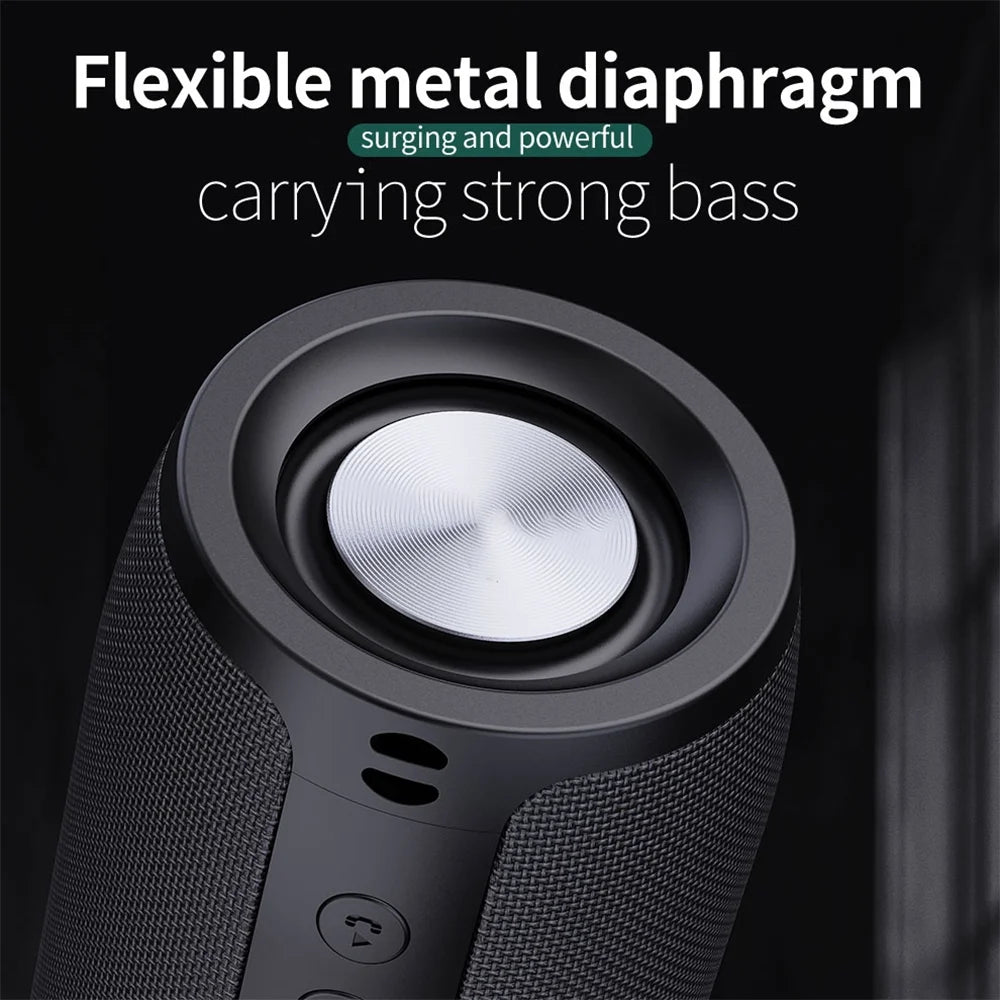 Portable Powerhouse Bluetooth Speaker with Deep Bass 