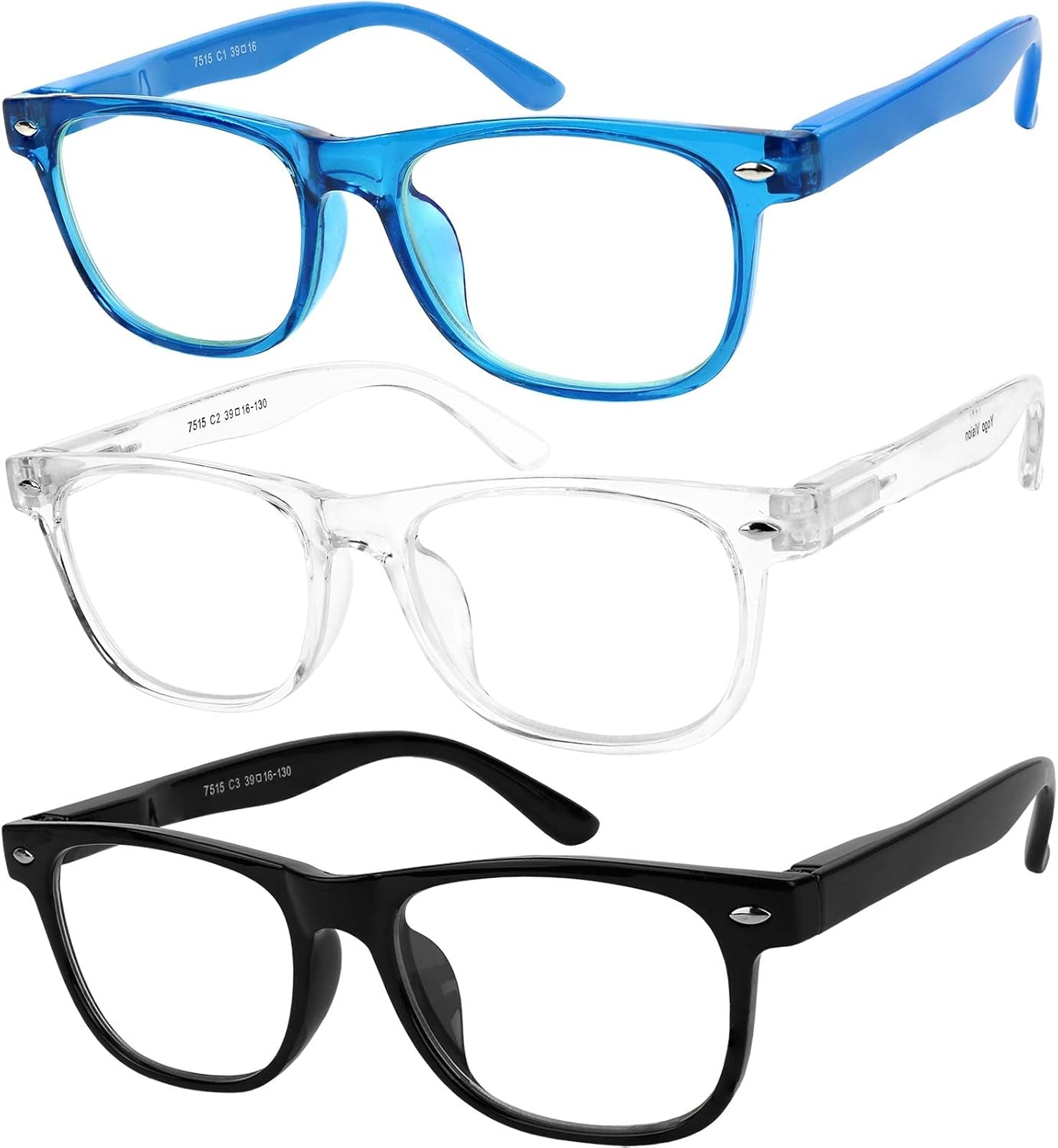 Screen Time Savers Blue Light Glasses for anti Eyestrain UV Protection