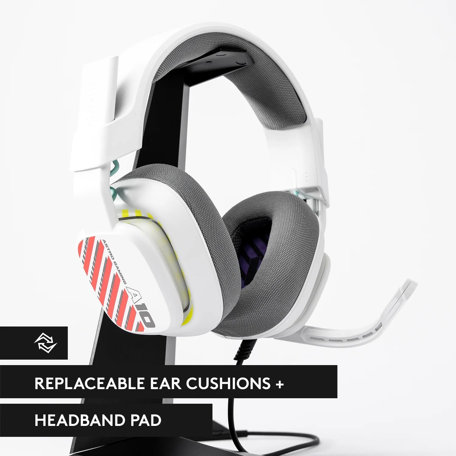 HyperHear Gaming Audio Gen 2 Wired Headset - Over-Ear Gaming Headphones, Compatible with Xbox, PC, White