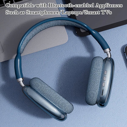 P990 Wireless Bluetooth Headphones with Mic Noise Cancelling Headsets Stereo Sound Earphones Sports Gaming Headphones 